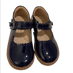 Elephantito Mary Janes Navy Patent Leather Toddler Size 8